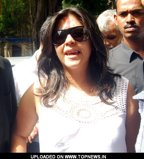 Ekta Kapoor at Civil Court, Churchgate for Haji Mastan's Case